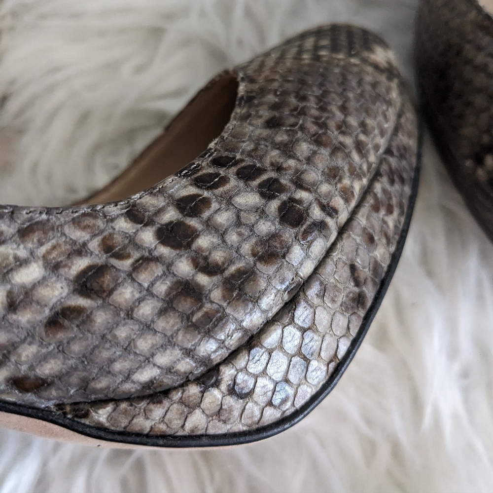LK Bennett Harper Python Snakeskin Leather Pumps … - image 7